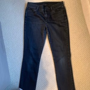 Ann Taylor Dark Blue Ankle Jeans